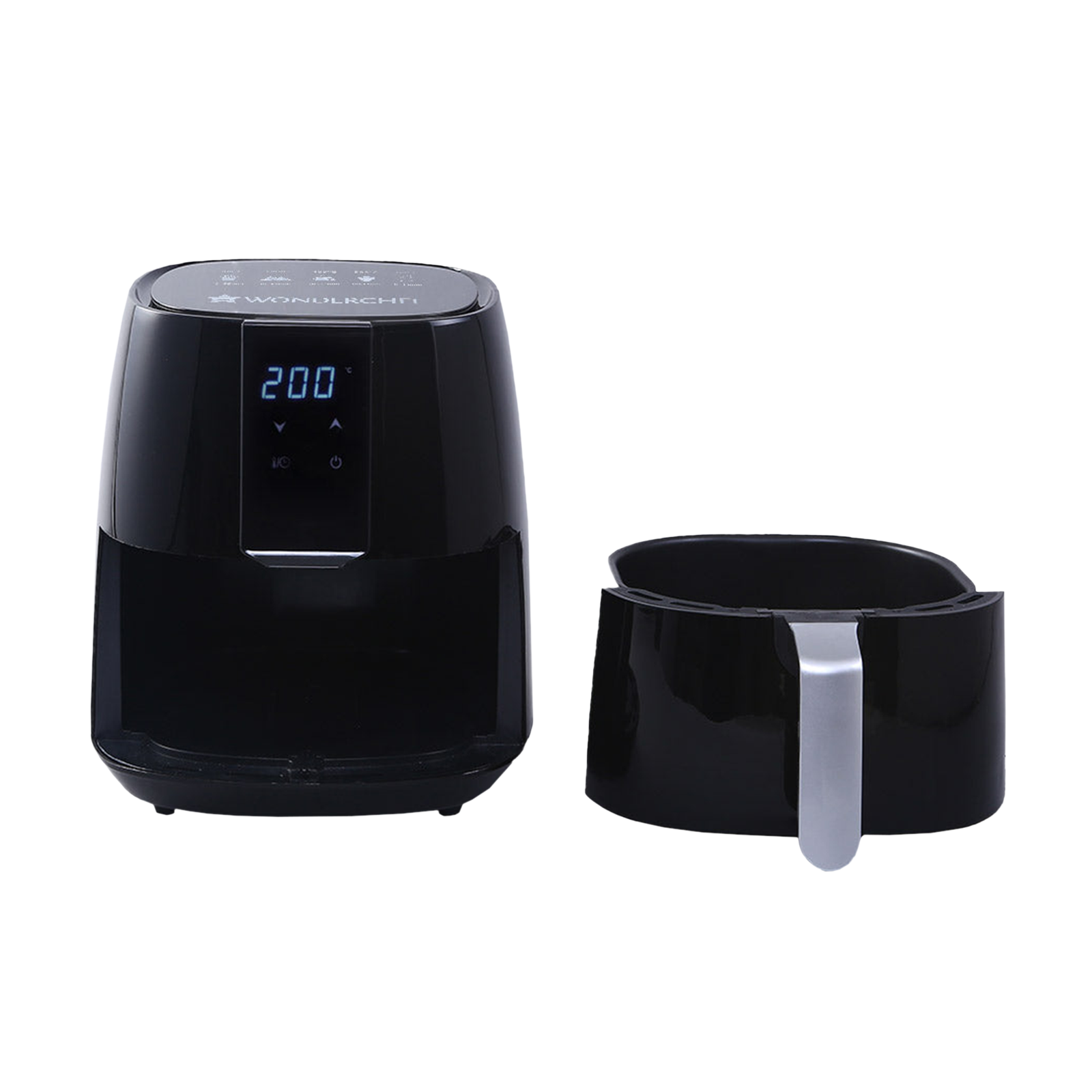 Buy Wonderchef Prato 3 8l 1450 Watt Digital Air Fryer With Rapid Air Technology Black Staged